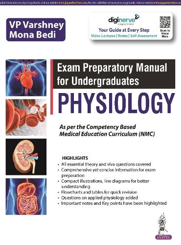 Паперова книга «Exam Preparatory Manual for Undergraduates: Physiology», авторів Мона Беді, В.П. Варшні - фото №1