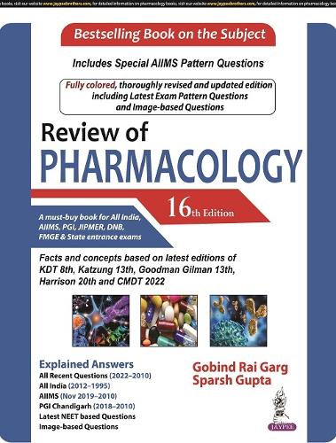 Бумажная книга «Review of Pharmacology», авторов Гобинд Рай Гарг, Спарш Гупта - фото №1