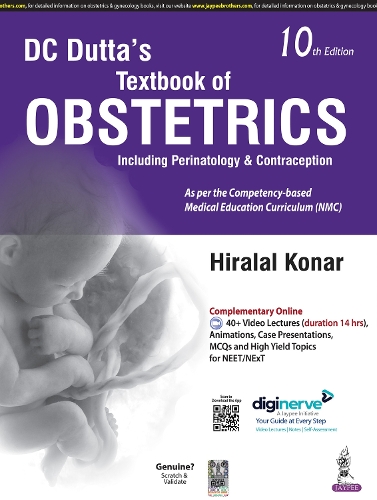 Паперова книга «DC Dutta's Textbook of Obstetrics: Including Perinatology & Contraception», автор Хіралал Конар - фото №1
