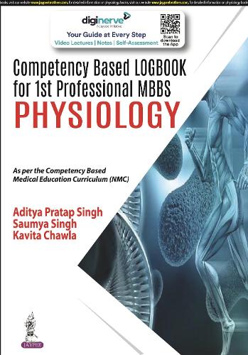 Бумажная книга «Competency Based Logbook for 1st Professional MBBS Physiology», авторов Адитья Пратап Сингх, Кавита Чавла, Саумья Сингх - фото №1