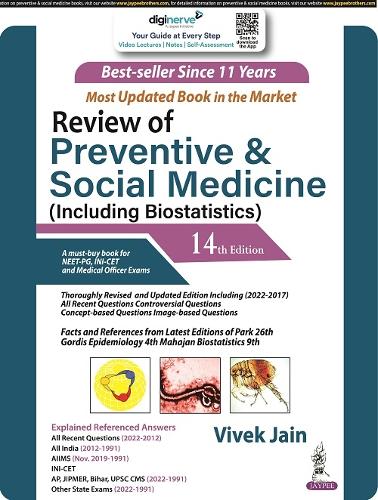 Бумажная книга «Review of Preventive & Social Medicine: Including Biostatistics», автор Вивек Джайн - фото №1