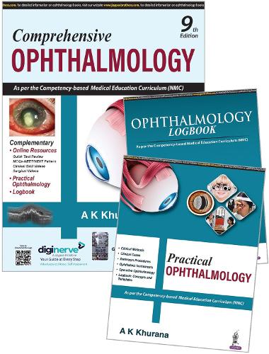 Паперова книга «Comprehensive Ophthalmology: With Ophthalmology Logbook Plus Practical Ophthalmology», авторів А.К. Хурана, Арудж К. Хурана, Бхавана П. Хурана - фото №1
