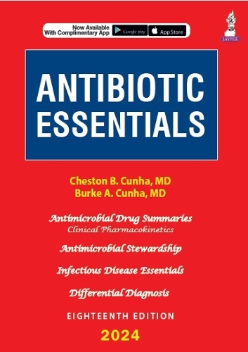 Паперова книга «Antibiotic Essentials 2024», авторів Берк А. Кунья, Честон Б. Кунья - фото №1