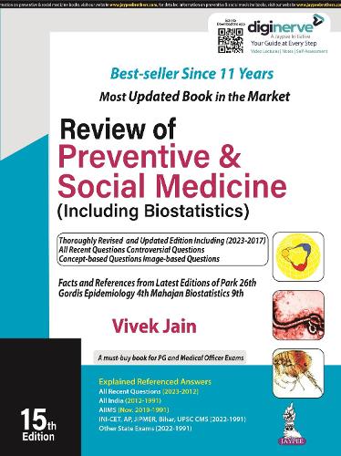 Бумажная книга «Review of Preventive & Social Medicine (Including Biostatistics)», автор Вивек Джайн - фото №1