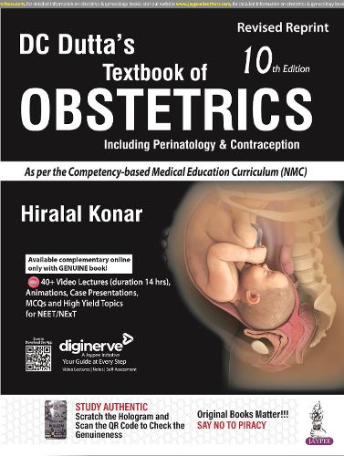 Бумажная книга «DC Dutta’s Textbook of Obstetrics: Including Perinatology & Contraception», автор Хиралал Конар - фото №1