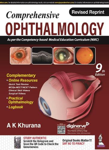 Паперова книга «Comprehensive Ophthalmology: With Ophthalmology Logbook Plus Practical Ophthalmology», авторів А.К. Хурана, Арудж К. Хурана, Бхавана П. Хурана - фото №1