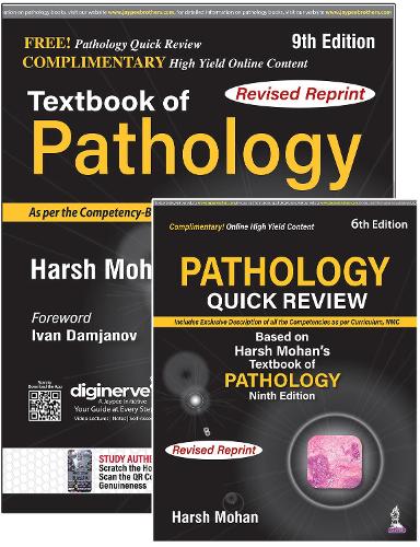 Паперова книга «Textbook of Pathology: With Free Pathology Quick Review», автор Харш Мохан - фото №1