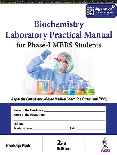 Паперова книга «Biochemistry Laboratory Practical Manual for Phase-I MBBS Students», автор Панкадж Найк - фото №1