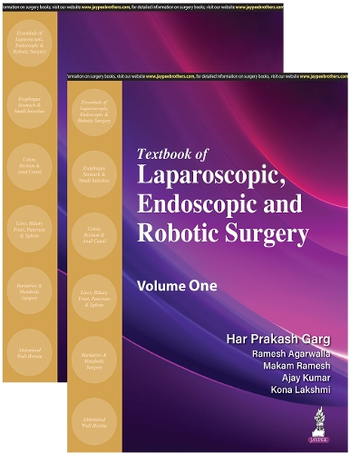 Бумажная книга «Textbook of Laparoscopic, Endoscopic and Robotic Surgery: Two Volume Set», авторов Аджай Кумар, Хар Пракаш Гарг, Кона Лакшми, Макам Рамеш, Рамеш Агарвалла - фото №1