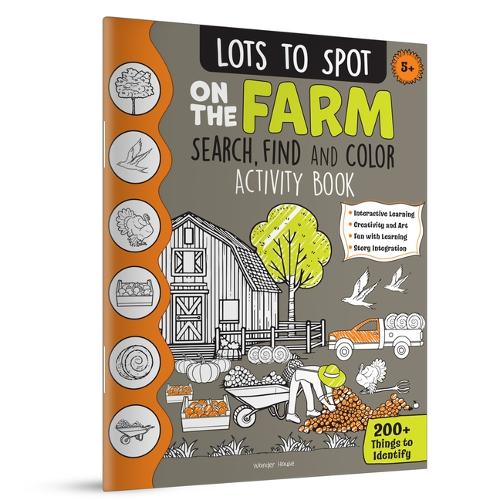 Paper book «Spot the Hidden coloring activity Book  At Farm  (Edition1)», author Wonder House Books - фото №1