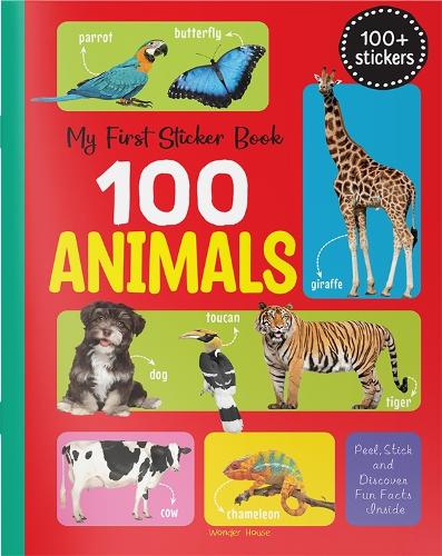 Paper book «My First Sticker Book 100 Animal», author Wonder House Books - фото №1