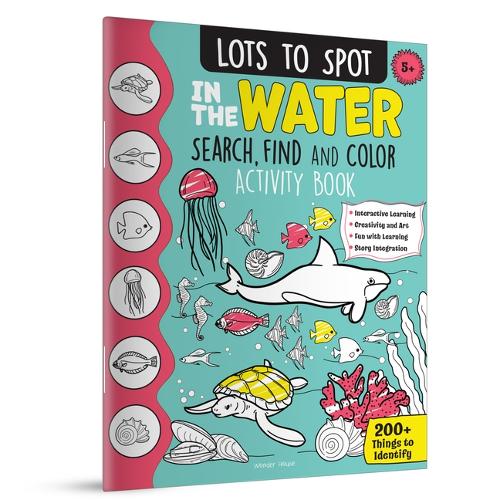 Paper book «Spot the Hidden coloring activity Book  Underwater  (Edition1)», author Wonder House Books - фото №1