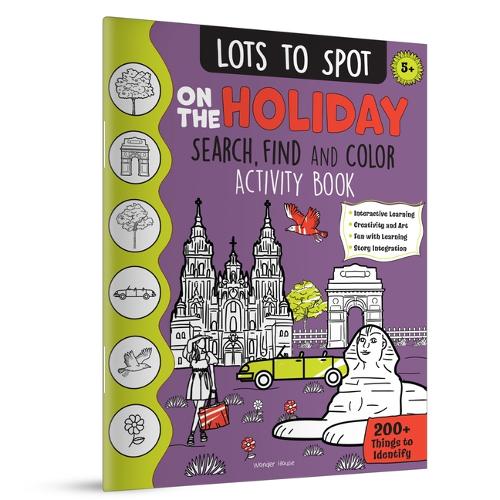 Paper book «Spot the Hidden coloring activity Book  Holiday Time  (Edition1)», author Wonder House Books - фото №1