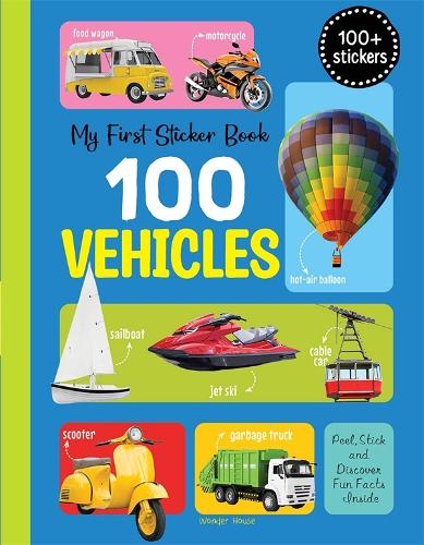 Paper book «My First Sticker Book 100 Vehicles», author Wonder House Books - фото №1