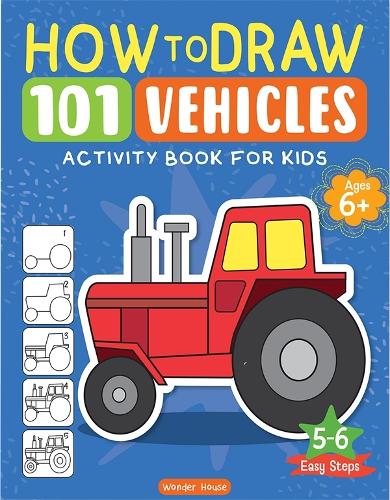Paper book «How to Draw 101 Vehicles», author Wonder House Books - фото №1