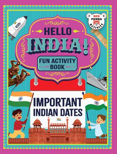 Паперова книга «Hello India! Fun India: Activity Book: Important Indian Dates», автор Red Panda - фото №1