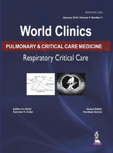 Бумажная книга «World Clinics: Pulmonary & Critical Care Medicine: Respiratory Critical Care: Volume 4, Number 1», авторов Рандип Гулерия, Суриндер К. Джиндал - фото №1