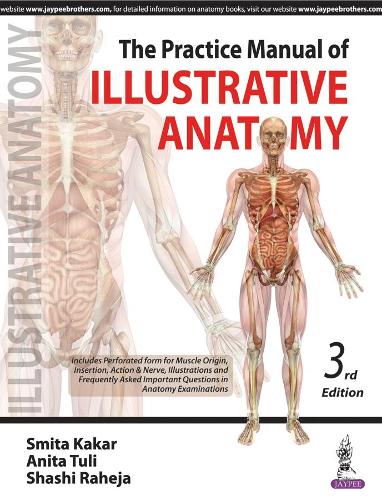 Паперова книга «The Practice Manual of Illustrative Anatomy», авторів Аніта Тулі, Шаші Рахеджа, Сміта Какар - фото №1