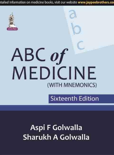Паперова книга «ABC of Medicine (With Mnemonics)», авторів Аспі Ф. Голвалла, Шарух А Голвалла - фото №1