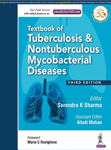 Паперова книга «Textbook of Tuberculosis and Nontuberculousis Mycobacterial Diseases», авторів Алладі Мохан, K Сурендра Шарма - фото №1