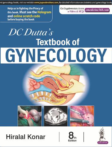 Бумажная книга «DC Dutta's Textbook of Gynecology», автор Хиралал Конар - фото №1