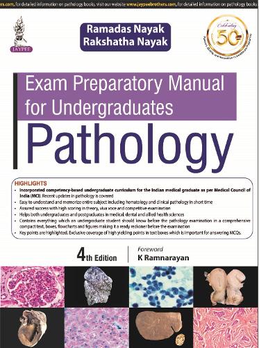 Паперова книга «Exam Preparatory Manual for Undergraduates: Pathology», авторів Ракшатха Наяк, Рамадас Наяк - фото №1