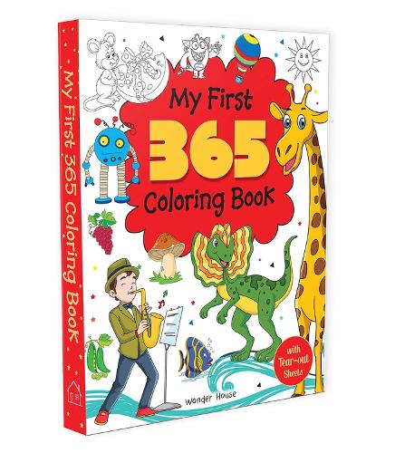 Paper book «My First 365 Coloring Book», author Wonder House Books - фото №1
