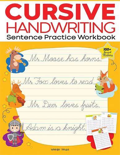 Paper book «Cursive Handwriting: Sentence», author Wonder House Books - фото №1