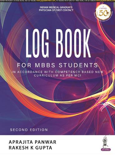 Паперова книга «Log Book for MBBS Students», авторів Апраджіта Панвар, Ракеш К. Гупта - фото №1