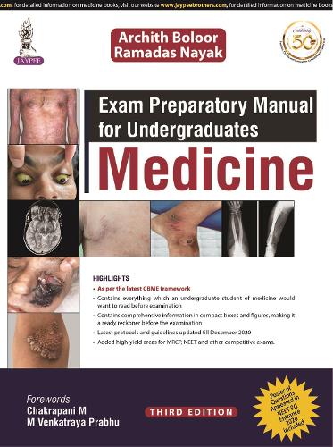 Паперова книга «Exam Preparatory Manual for Undergraduates: Medicine», авторів Арчіт Болур, Рамадас Наяк - фото №1