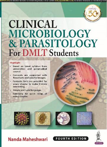Бумажная книга «Clinical Microbiology & Parasitology: For DMLT Students», автор Нанда Махешвари - фото №1