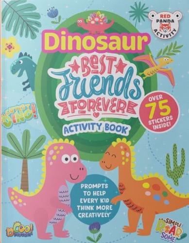 Паперова книга «Dinosaur Best Friends Forever Activity Book», автор Red Panda - фото №1