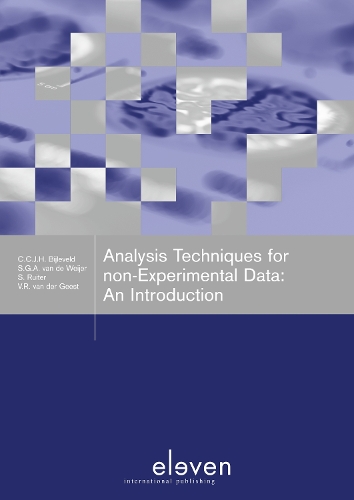 Бумажная книга «Analysis Techniques for non-Experimental Data: An Introduction», авторов Биджлевелд, Руитер, Стив ван де Вейер, Ван дер Гест - фото №1