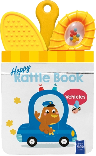 Паперова книга «Happy Rattle Book: Vehicles» - фото №1