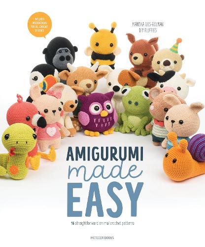 Бумажная книга «Amigurumi Made Easy: 16 Straightforward Animal Crochet Patterns», автор Мариска Вос-Болман - фото №1