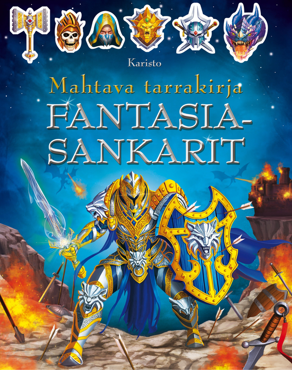 [object Object] «Build Your Own Fantasy Warriors Sticker Book» - фото №1