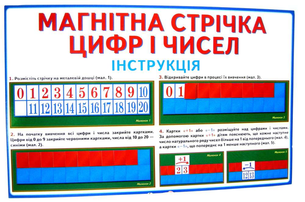 [object Object] «Магнітна стрічка цифр і чисел» - фото №4 - миниатюра