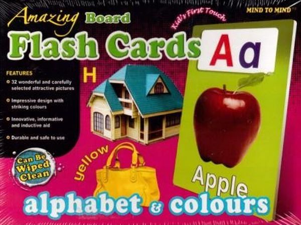 Бумажная книга «Amazing Board Medium Flash Cards Alphabet and Colours » - фото №1