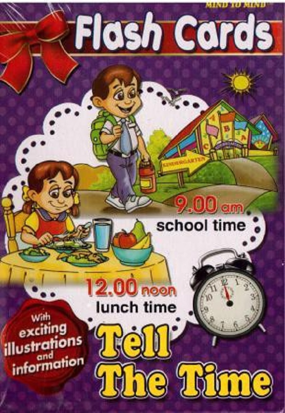 Паперова книга «Medium Flash Cards Tell the time » - фото №1
