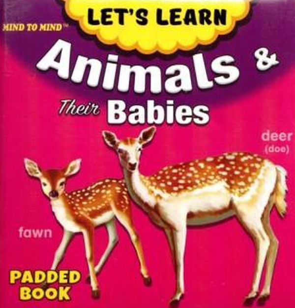 Бумажная книга «Medium Padded Books Animals and their Babies» - фото №1