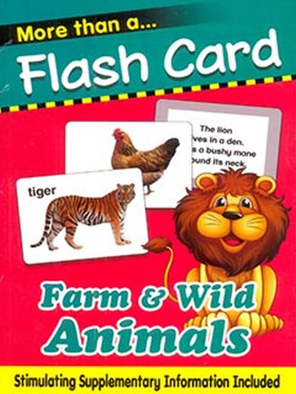 Бумажная книга «Набір наглядних карток. More Than Flash Cards. Farm & Wild Animals » - фото №1