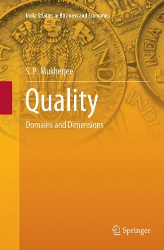 Паперова книга «Quality: Domains and Dimensions», автор С. П. Мукерджи - фото №1