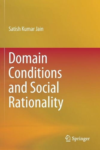 Паперова книга «Domain Conditions and Social Rationality», автор Сатіш Кумар Джайн - фото №1