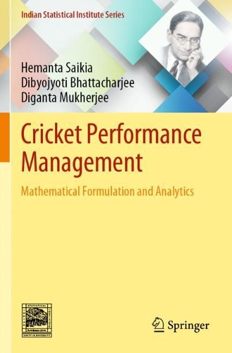 [object Object] «Cricket Performance Management: Mathematical Formulation and Analytics», авторів Дібйоджйоті Бхаттачарджі, Діґанта Мукерджі, Геманта Сайкія - фото №1