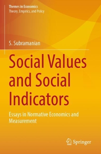 Паперова книга «Social Values and Social Indicators: Essays in Normative Economics and Measurement», автор С. Субраманіан - фото №1
