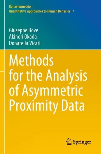 [object Object] «Methods for the Analysis of Asymmetric Proximity Data», авторів Акінорі Окада, Донателла Вікарі, Джузеппе Бове - фото №1
