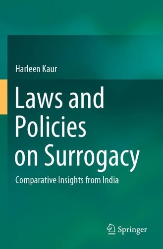 Бумажная книга «Laws and Policies on Surrogacy: Comparative Insights from India», автор Харлин Каур - фото №1