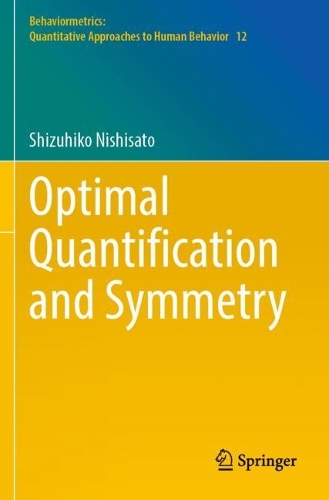 [object Object] «Optimal Quantification and Symmetry», автор Сидзухико Нисисато - фото №1