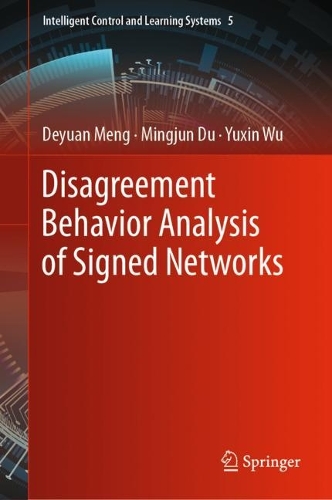 Паперова книга «Disagreement Behavior Analysis of Signed Networks», авторів Деюань Мен, Міньцзюнь Ду, Юсінь Ву - фото №1