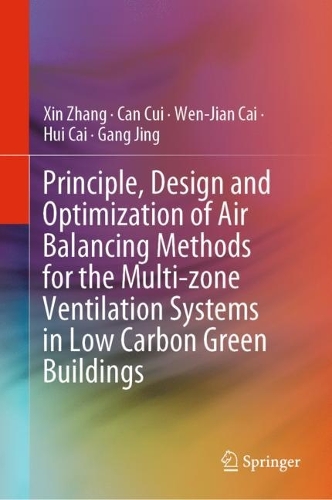 Паперова книга «Principle, Design and Optimization of Air Balancing Methods for the Multi-zone Ventilation Systems in Low Carbon Green Buildings», авторів Кан Цуй, Ганг Цзин, Хуей Цай, Вень-Цзянь Цай, Сінь Чжан - фото №1